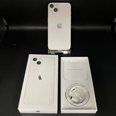 【大須店】中古  【au版SIMフリー】Apple iPhone13 6.1インチ 128GB (スターライト) MLND3J/A 147331 