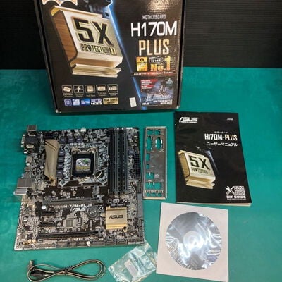 【静岡東瀬名店】中古  ASUS H170M-PLUS (H170 1151 mATX DDR4) 131016 