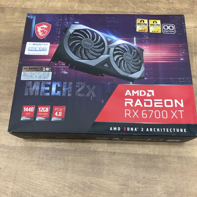 【宇都宮鶴田店】中古  MSI Radeon RX 6700 XT MECH 2X 12G (RX6700XT 12GB) 144981【8/14価格改定!】 