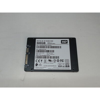 【前橋ｲﾝﾀｰｱｶﾏﾙ店】中古  Western Digital WDS500G2B0A-00SM50（2.5インチ SSD 500GB SATA） 3480036641 