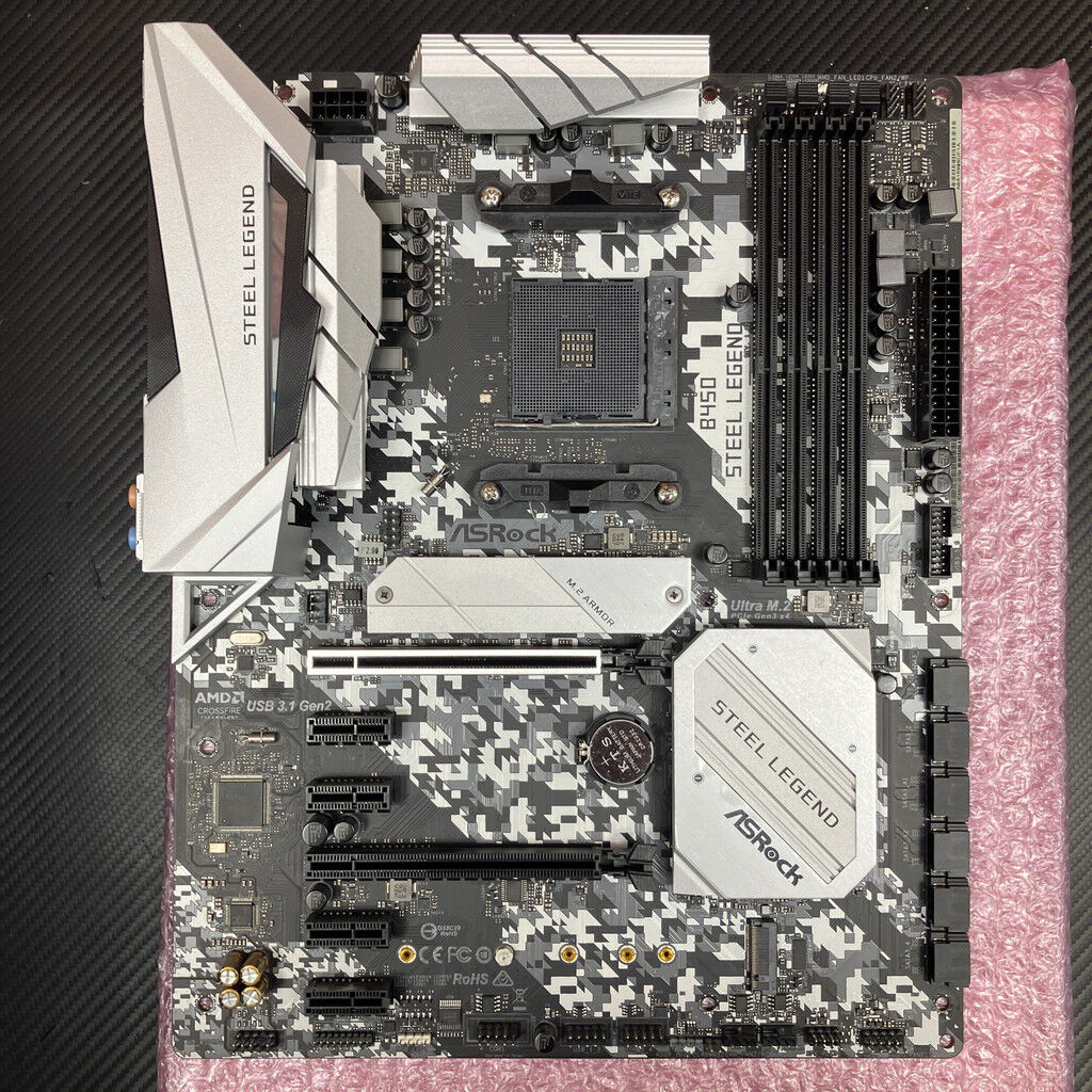 中古 ASRock B450 Steel Legend (B450 AM4 ATX DDR4) 1230008034