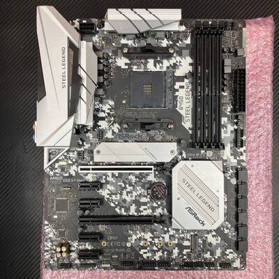 【富士青葉店】中古  ASRock B450 Steel Legend (B450 AM4 ATX DDR4) 1230008034 