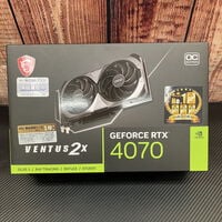 中古  MSI GeForce RTX 4070 VENTUS 2X 12G OC (RTX4070 12GB) 157129 