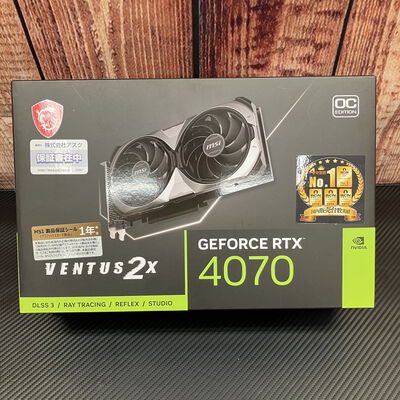 【富士青葉店】中古  MSI GeForce RTX 4070 VENTUS 2X 12G OC (RTX4070 12GB) 157129 