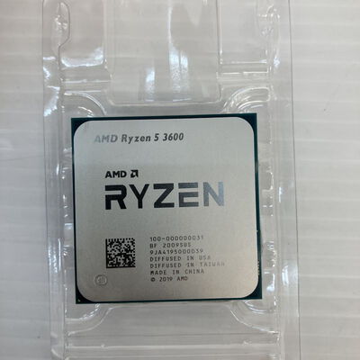 【徳島住吉店】中古  AMD Ryzen 5 3600 (AM4/3.6/35M/C6/T12/65W) 140027 