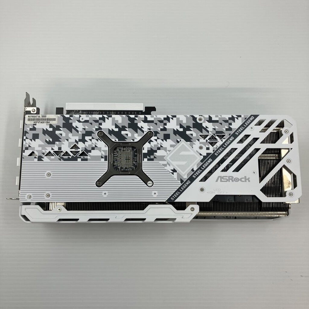 中古 ASRock RX7800XT SL 16GO RX7800XT Steel Legend OC (RX7800XT