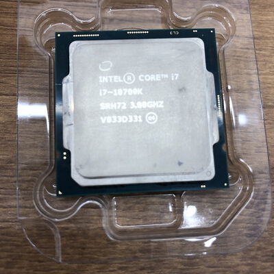 【宇都宮鶴田店】中古  INTEL Core i7 10700K (1200/3.8G/16M/C8/16) 142592 