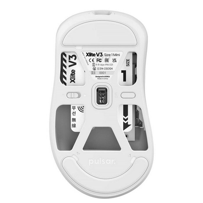 【未使用】pulsar（パルサー）Xlite V3 Size 1 mini Pulsar Xlite V3 Mini Wireless Size 1 Black Xlite V3 - 製品
