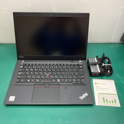 【浦添城間店(沖縄)】中古  Lenovo ThinkPad T14s MSO (INTEL Core i7 10610U 1.8GHz/16GB/新品SSD512GB/-/オンボード/14/1920x1080/Wi-Fi/WEBCAM/W11P64/MicrosoftOffice H&B 2024付) 182738 