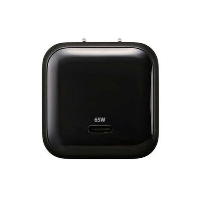 エレコム  ACDC-PD12565BK (USB Power Delivery 65W AC充電器 C-Cケーブル付属/1.5ｍ) 