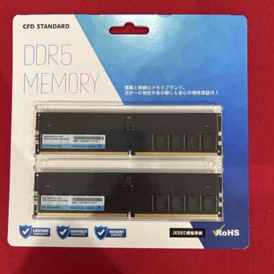 【静岡東瀬名店】中古  CFD W5U5600CS-32G(PC5-44800 32GBx2 デスクトップ用) 5140001141 
