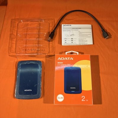 【なんば店】中古  ADT AHV300-2TU31-CBL-DP (USB3.2 ﾎﾟｰﾀﾌﾞﾙHDD 2TB) 3280021274 