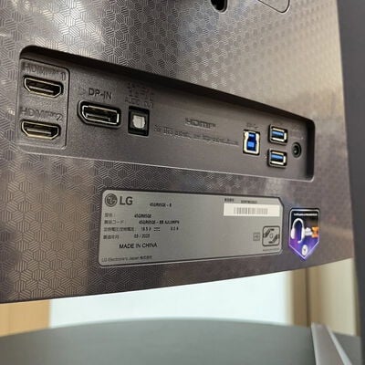 【津ラッツ店】中古  LG UltraGear 45GR95QE-B [45.5インチ/3440x1440/OLED/非光沢/DP/HDMI/240Hz/0.03ms/GtoG/G-SYNC](2023) 4990001633 