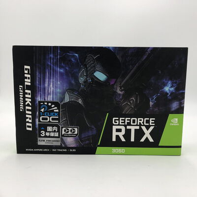 【盛岡都南店】中古  玄人志向 GG-RTX3060-E12GB/OC/DF (RTX3060 12GB) 144779 