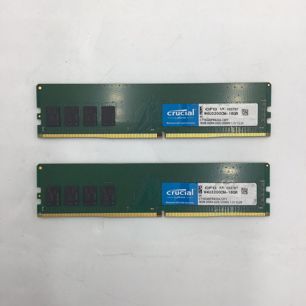 中古 16GB 2枚組(合計32GB) PC4-25600/DDR4-3200 デスクトップ用
