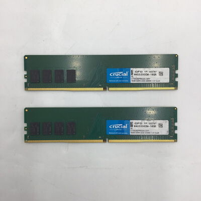 【白山FM松任店】中古  16GB 2枚組(合計32GB) PC4-25600/DDR4-3200 デスクトップ用 190913 