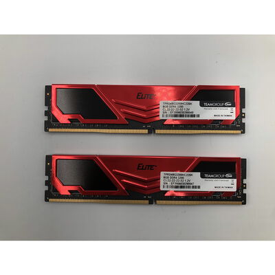 【水戸赤塚店】中古  TEAMGROUP TPRD48G3200HC22BK (DDR4 PC4-25600 8GB)２枚組 4680003534 
