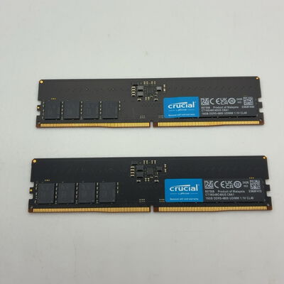 【宇都宮鶴田店】中古  16GB 2枚組(合計32GB) PC5-38400/DDR5-4800 デスクトップ用 190889 