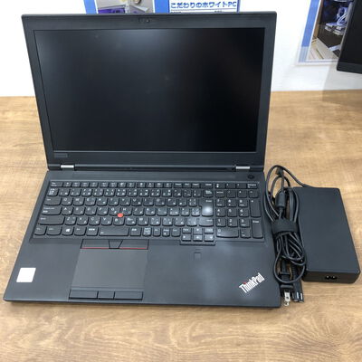 【宮崎恒久店】中古  Lenovo ThinkPad P52　20MAS12700 (Core i7 8750H/16GB/SSD512GB/-/NVIDIA Quadro P1000 4GB/15.6ｲﾝﾁ/1920x1080/Wi-Fi/WEBCAM/W11H64) 176658 