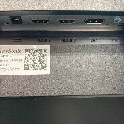 【広島店】中古  Viewsonic VX2428J-7(23.8"W 2H1DP 0.5ms IPS 180Hz) 3320005280 