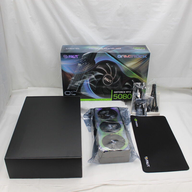 中古 Palit NE75080T19T2-GB2030G (RTX5080 GameRock OC 16GB) 176535