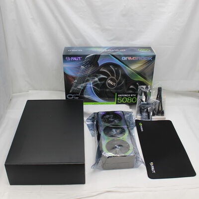 【通販センター】中古  Palit NE75080T19T2-GB2030G (RTX5080 GameRock OC 16GB) 176535 