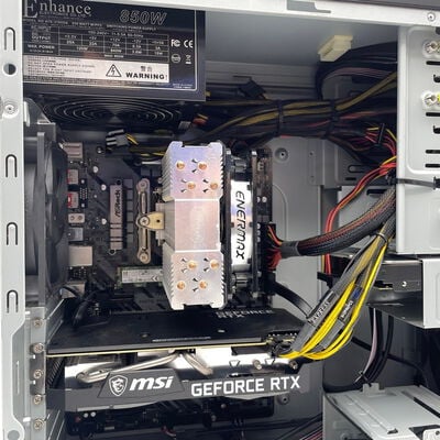 【大分店】中古  FRONTIER　BTO(i9 10900/32GB/SSD1TB/HDD2TB/RTX3070/W10H) 4860000636 