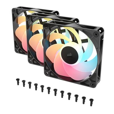 Corsair  RS120-R ARGB Triple Reverse Fans CO-9050196-WW (3個パック ブラック) 