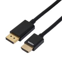 AINEX  AMC-DPHDSN20-V (ラッチなしDisplayPort - HDMIパッシブケーブル 2m) 