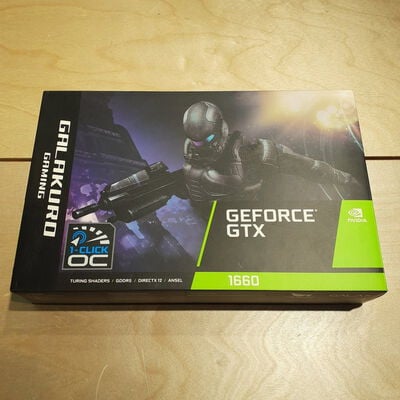 【鹿児島店】中古  玄人志向 GG-GTX1660-E6GB/DF (GTX1660 6G GDR5) 195828 