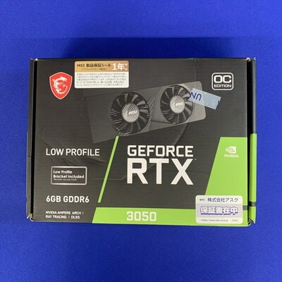 【横浜駅前店】中古  MSI GeForce RTX 3050 LP 6G OC(RTX3050 6GB) 3400008974 