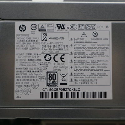 【通販センター】中古  HP EliteDesk 800 G5 SFF(Intel Core i7 9700 3.00GHz/16GB DDR4/SSD256GB/-/オンボード/GbE/W11P) 192811 