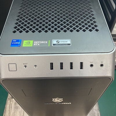 【広島店】中古  GALLERIA RM7C-R46T(Core i7-14700F/32GB/SSD1TB+HDD2TB/光学ドライブなし/RTX4060Ti 8GB/W11H) 3320005180 