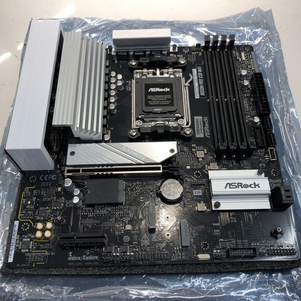 中古 ASRock B650M Pro X3D WiFi (B650 AM5 mATX DDR5) 4740000969