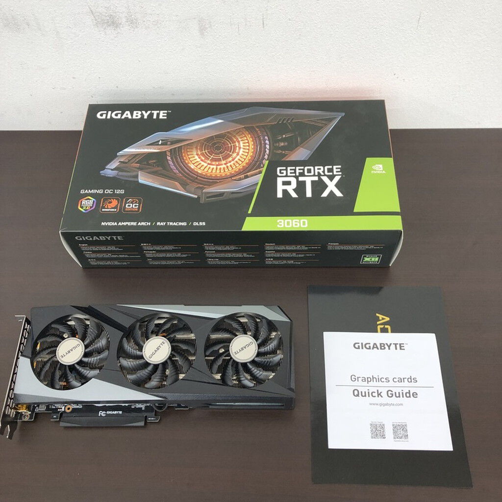 中古 GIGABYTE GV-N3060GAMING OC-12GD (RTX3060 12GB) 144775