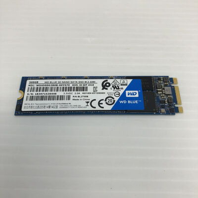 【徳島住吉店】中古  Western Digital WDS500G2B0B-00YS70（M.2 SSD 500GB SATA 2280） 3480038158 