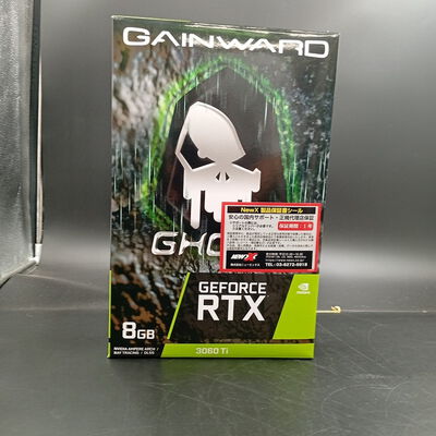 【大須店】中古  GAINWARD GeForce RTX 3060 Ti Ghost NE6306T019P2-190AB-G V1（RTX3060Ti 8GB） 3480035802 