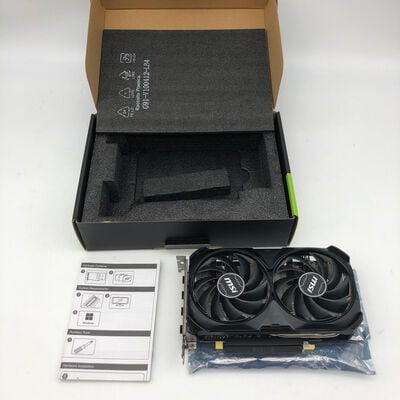 【大分店】中古  MSI GeForce RTX 4060 Ti VENTUS 2X BLACK 8G OC?(RTX4060Ti 8GB) 158559 