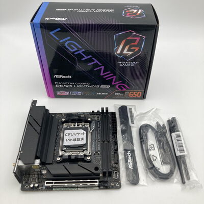 【神戸・三宮店】中古  ASRock B650I Lightning WiFi (B650 AM5 mITX DDR5) 168278 