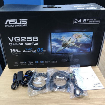 【甲府飯田店】中古  ASUS VG258QR-R 24.5インチワイドゲーミングモニタ（フルHD 1920x1080 165Hz） 4720002568 