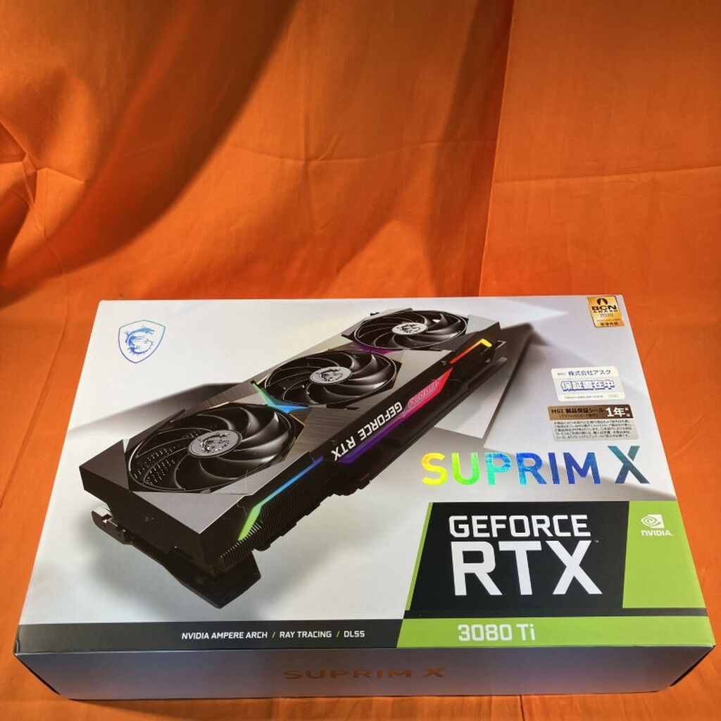 中古 MSI GeForce RTX 3080 Ti SUPRIM X 12G（RTX3080Ti 12GB