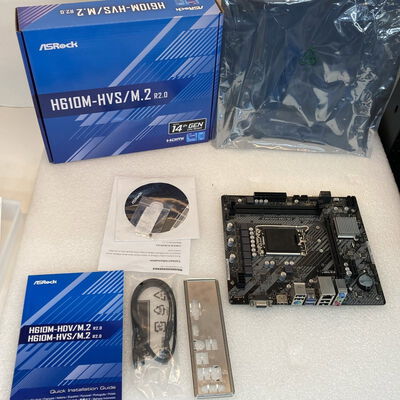 【京都店】中古  ASRock H610M-HVS/M.2 (H610 1700 mATX DDR4) 3180007076 
