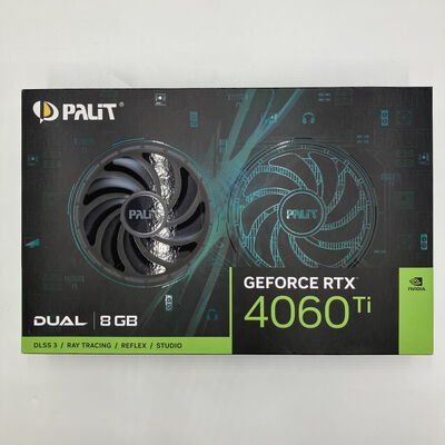 【鹿児島店】中古  Palit NE6406T019P1-1060D (RTX4060Ti Dual 8G) 175562 
