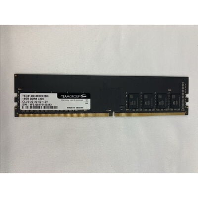 【仙台店】中古  TEAM　TES416G3200C22BK　PC4-25600　16GB 3240009597 