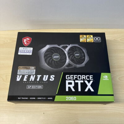 【博多店】中古  MSI GeForceRTX2060 VENTUS GP OC　(RTX2060 6G GDR6) 3310005615 