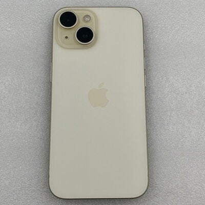 【新潟店】中古  【国内版SIMフリー】Apple iPhone15 無印 128GB イエロー MTMK3J/A 161078 