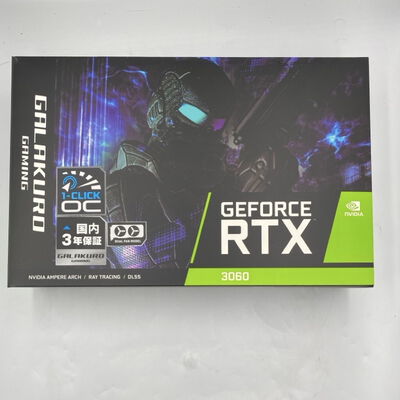 【座間相武台】中古  玄人志向 GG-RTX3060-E12GB/OC/DF (RTX3060 12GB) 144779 