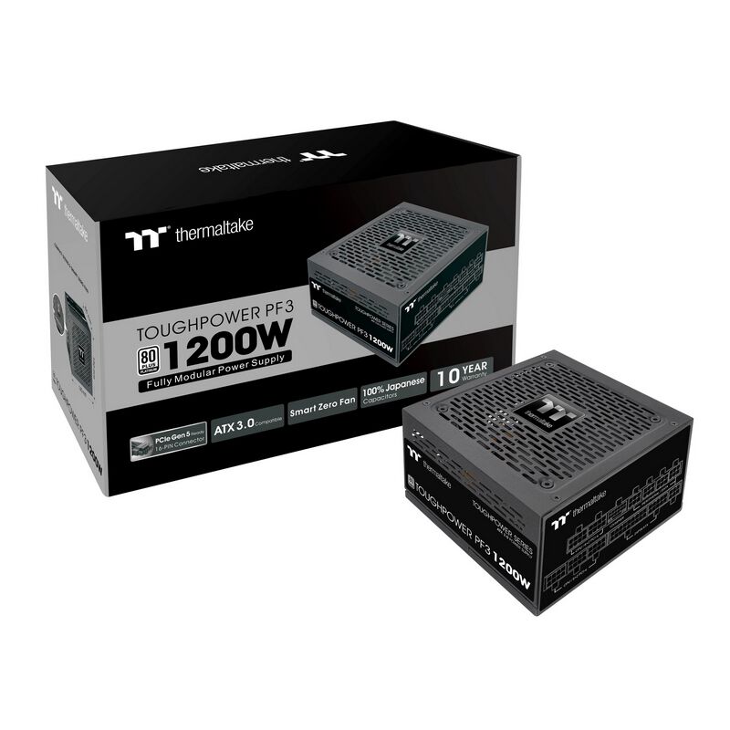 Thermaltake 1200w ３個在庫あり まとめ買い値引き致します。 Thermaltake TOUGHPOWER PF3 1200W ATX3.1 PLATINUM PS-TPD