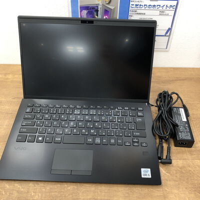 【宮崎恒久店】中古  VAIO VJPK13C12N (INTEL Core i5 1035G1 1.0GHz/16GB/SSD256GB/-/オンボード/14/1920x1080/Wi-Fi/WEBCAM/W11H64) 178518 