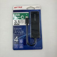中古  BUFFALO BSH4U120C1BK (USB3.1 Type-Cﾊﾌﾞ4ﾎﾟｰﾄ 黒) 1460025865 